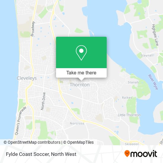 Fylde Coast Soccer map