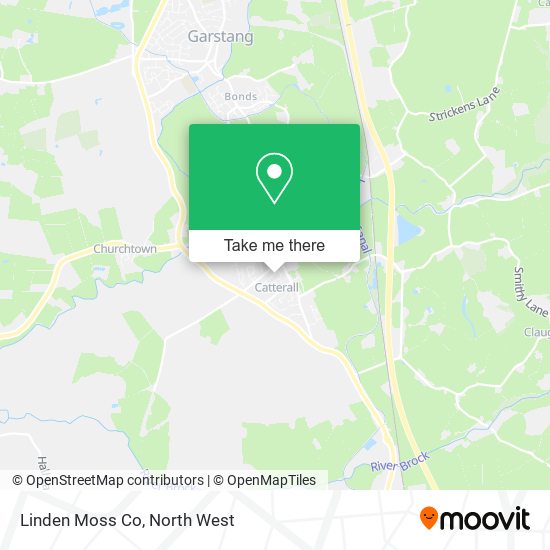 Linden Moss Co map
