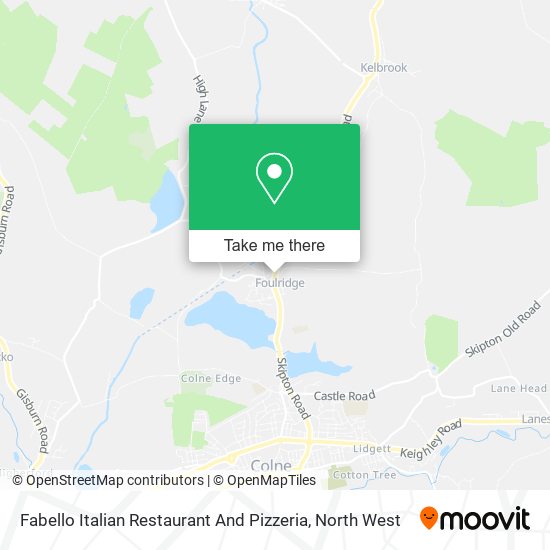 Fabello Italian Restaurant And Pizzeria map