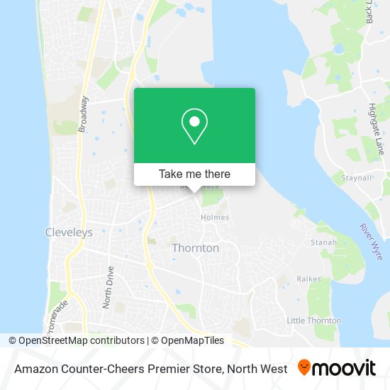 Amazon Counter-Cheers Premier Store map