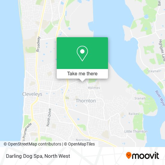 Darling Dog Spa map