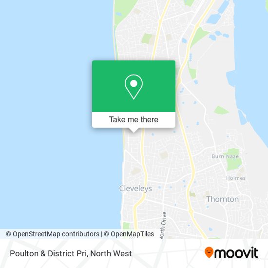 Poulton & District Pri map