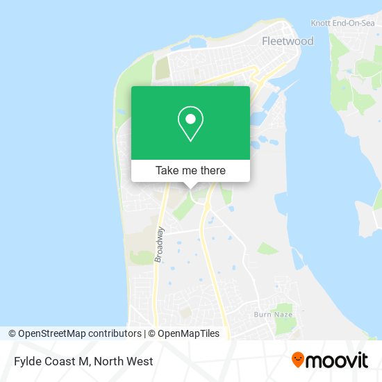 Fylde Coast M map