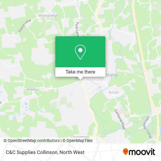 C&C Supplies Collinson map