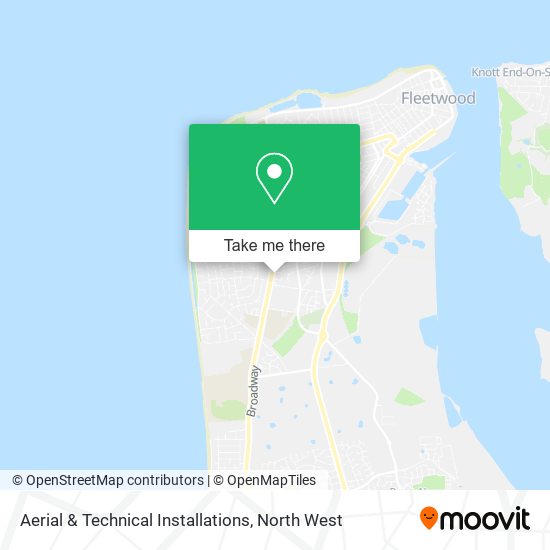 Aerial & Technical Installations map