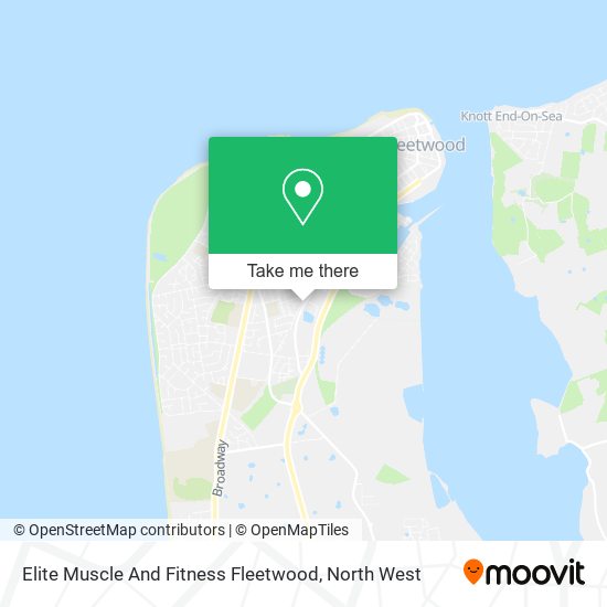 Elite Muscle And Fitness Fleetwood map
