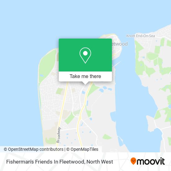 Fisherman's Friends In Fleetwood map