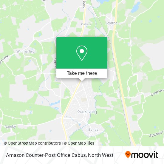 Amazon Counter-Post Office Cabus map