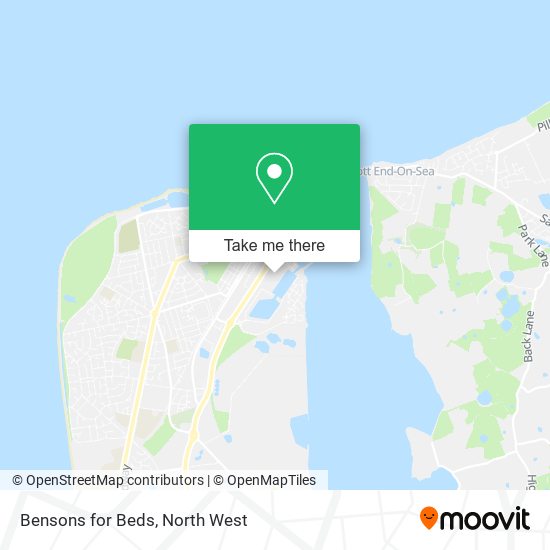 Bensons for Beds map