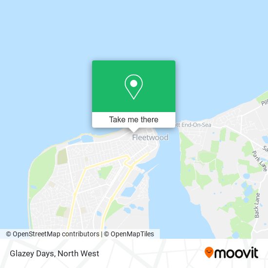 Glazey Days map