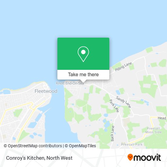Conroy's Kitchen map