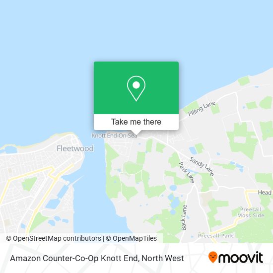 Amazon Counter-Co-Op Knott End map