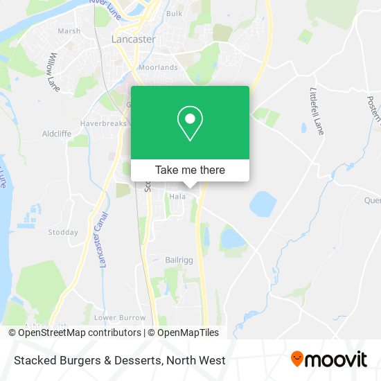 Stacked Burgers & Desserts map