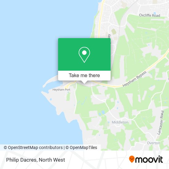 Philip Dacres map