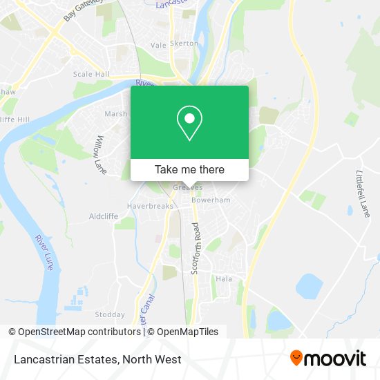 Lancastrian Estates map