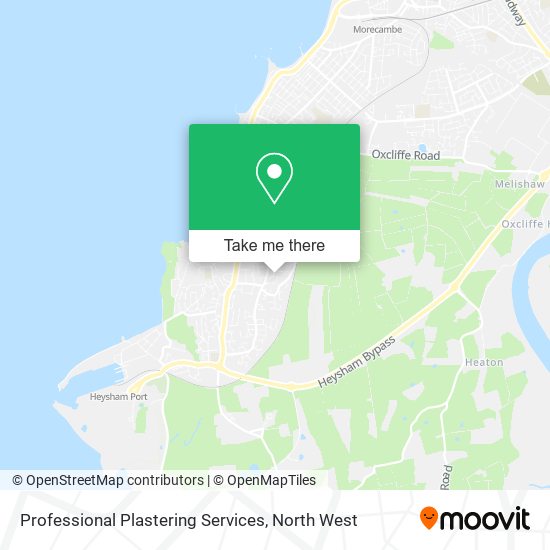 Professional Plastering Services map