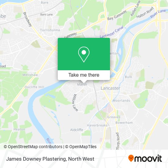 James Downey Plastering map