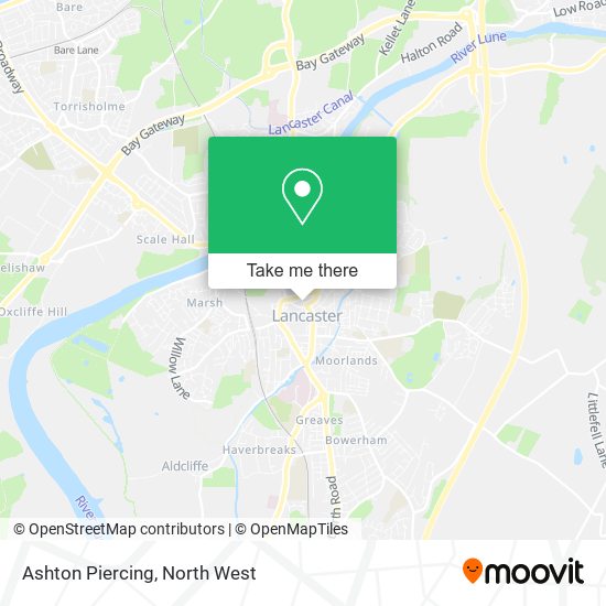 Ashton Piercing map