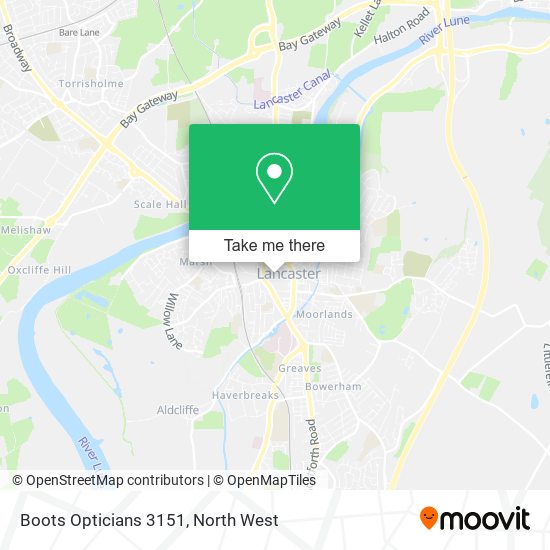 Boots Opticians 3151 map