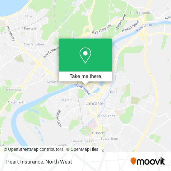 Peart Insurance map