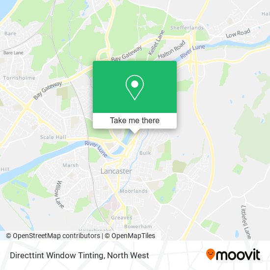 Directtint Window Tinting map