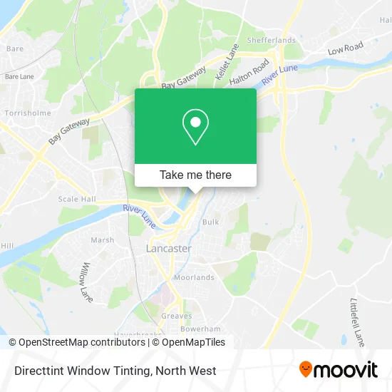 Directtint Window Tinting map