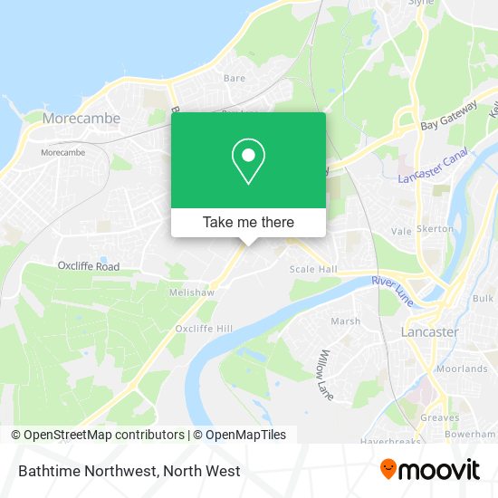 Bathtime Northwest map