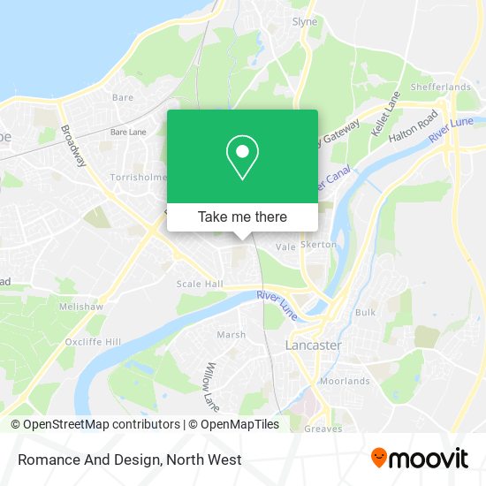 Romance And Design map