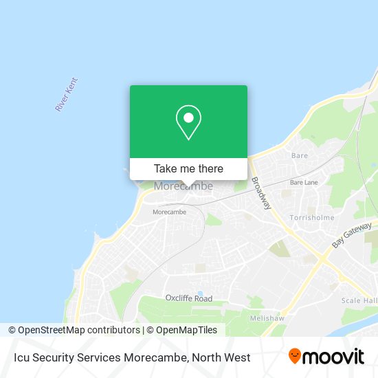 Icu Security Services Morecambe map