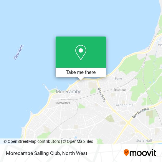 Morecambe Sailing Club map