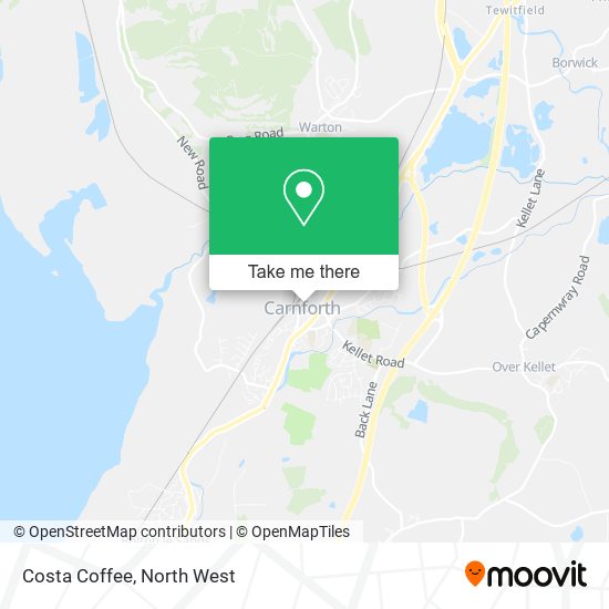 Costa Coffee map