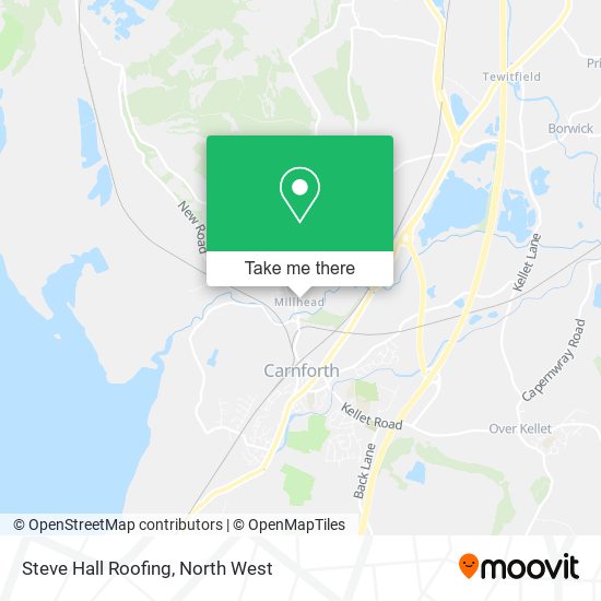 Steve Hall Roofing map