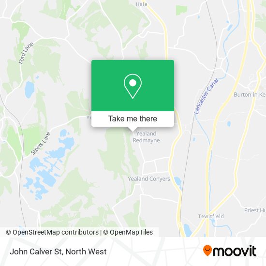 John Calver St map