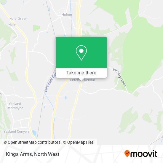 Kings Arms map