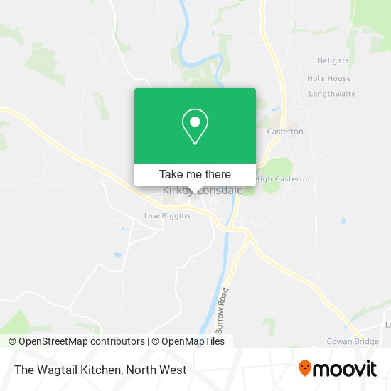 The Wagtail Kitchen map
