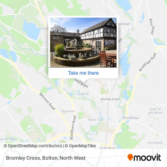 Bromley Cross, Bolton map