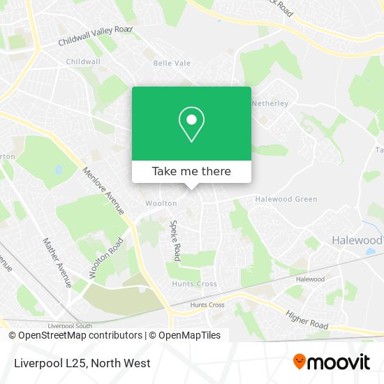 Liverpool L25 map