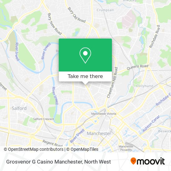 Grosvenor G Casino Manchester map
