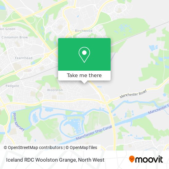 Iceland RDC Woolston Grange map