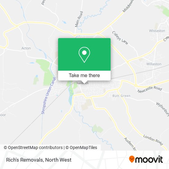Rich's Removals map