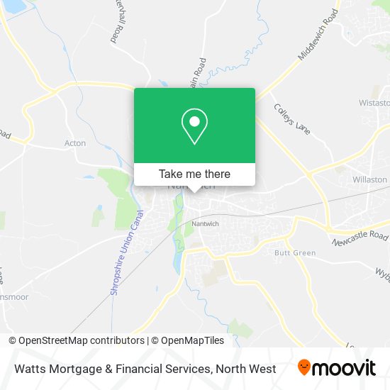 Watts Mortgage & Financial Services map