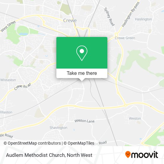 Audlem Methodist Church map
