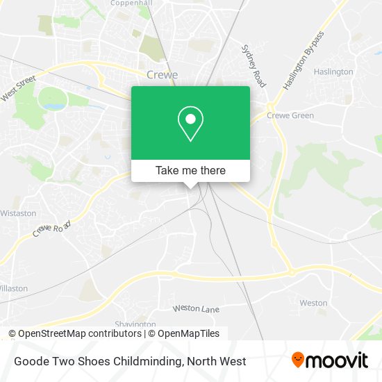 Goode Two Shoes Childminding map