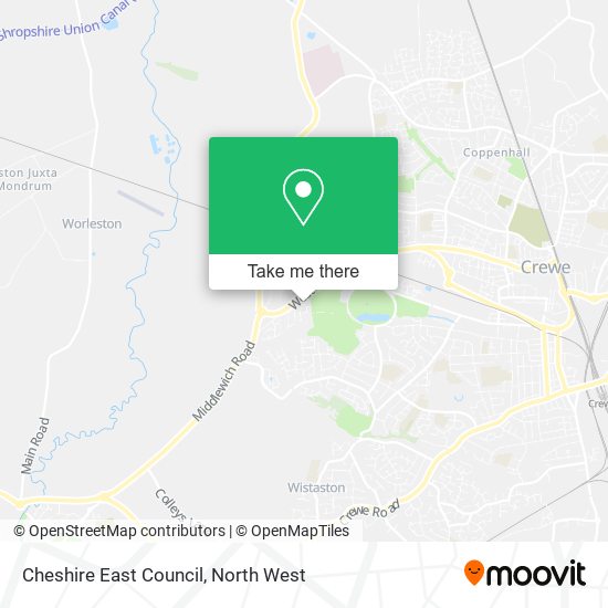 Cheshire East Council map