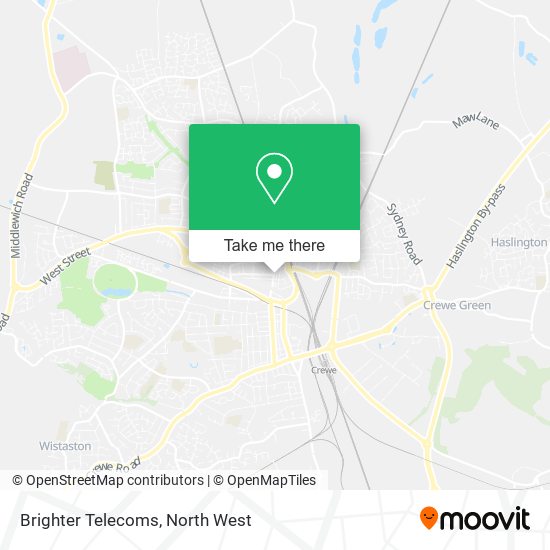 Brighter Telecoms map