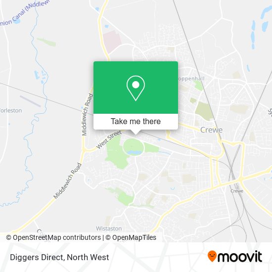 Diggers Direct map