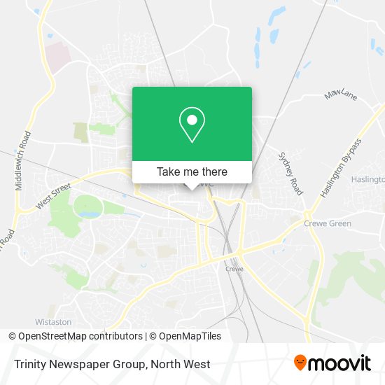 Trinity Newspaper Group map