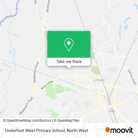 Underfoot West Primary School map