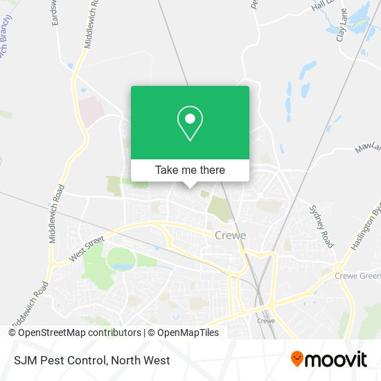 SJM Pest Control map
