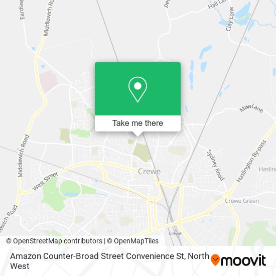 Amazon Counter-Broad Street Convenience St map